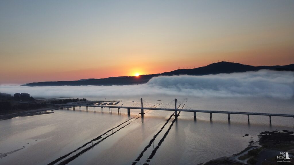 Borraxeira entrando en la Ría de Noia y Muros