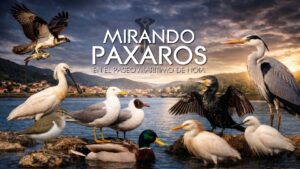 10 aves que puedes ver en el paseo marítimo de Noia